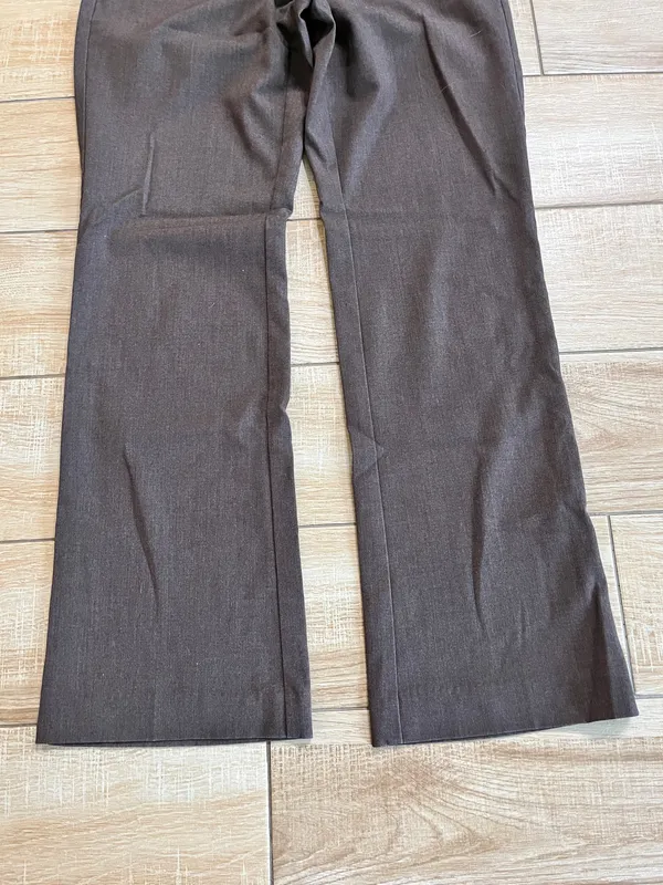 Womens New York & Company Brown Dress Pants - 2 Petite - Image 3