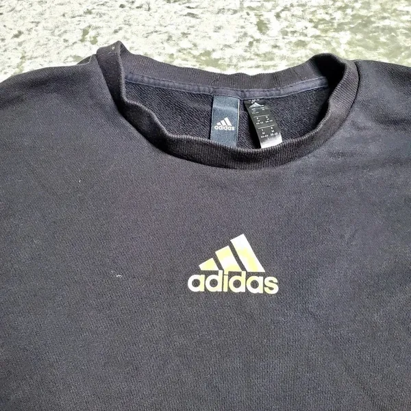 Adidas‎ Cropped Tie Dye Letters Sweatshirt - Image 2