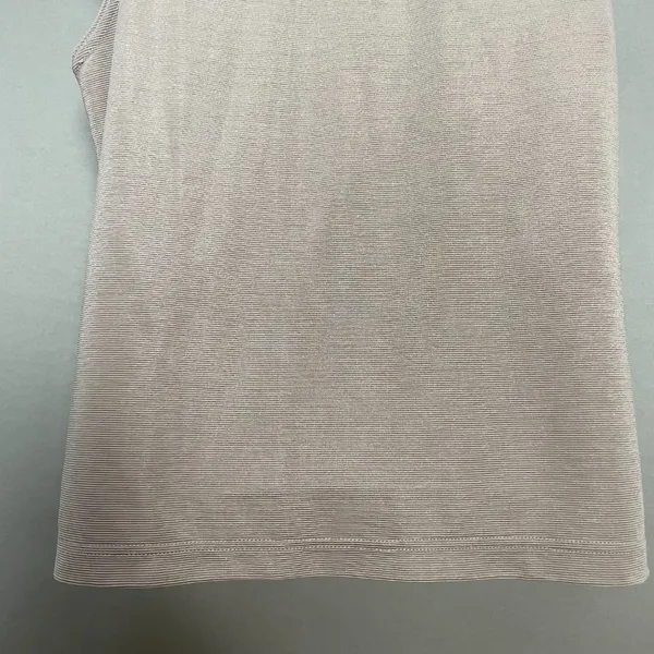 Vintage Jason Maxwell Tank Top Mock Neck Sleeveless‎ Neutral Taupe Women Medium - Image 8