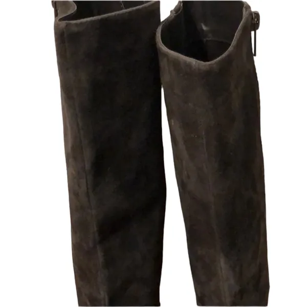 Steve Madden Joan grey suede knee-high boots size 8.5 - Image 4