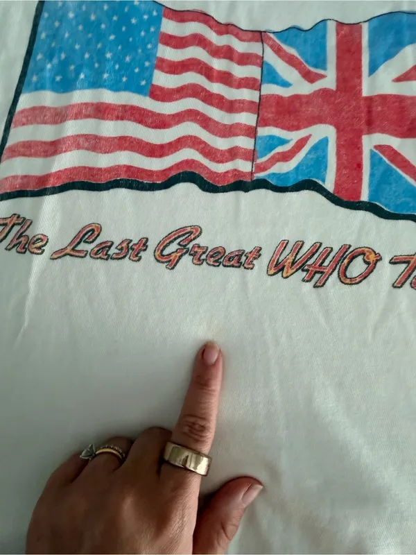Daydreamer white The Who band tee medium - Image 2