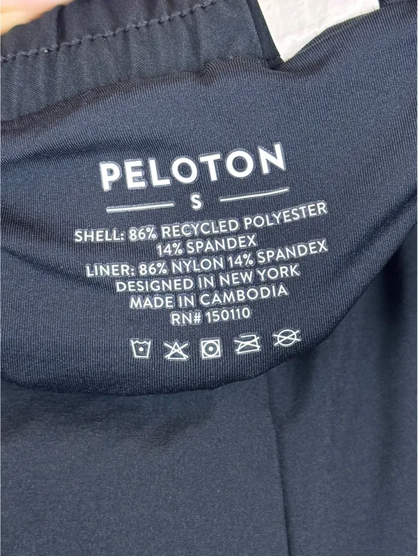 Peloton 4” Velocity Running Shorts Black Size Small Athletic Workout - Image 5