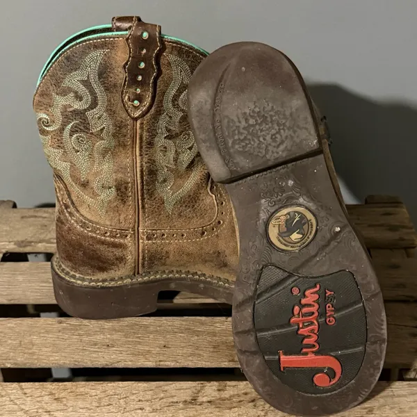 Justin Boots Gypsy II‎ Gemma L9606 Western Cowgirl Boots Women's Size 6.5 A27 - Image 6