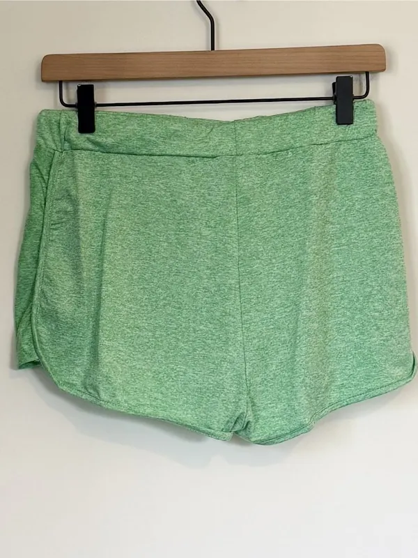 NWT Cupshe Slayin' It Green Crop Top & Shorts Lounge Set - Size: Extra Large - Image 7