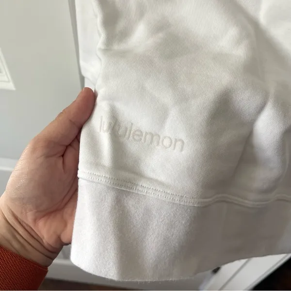 Lululemon White‎ Perfectly Oversized Crewneck Pullover Sweatshirt - Image 3