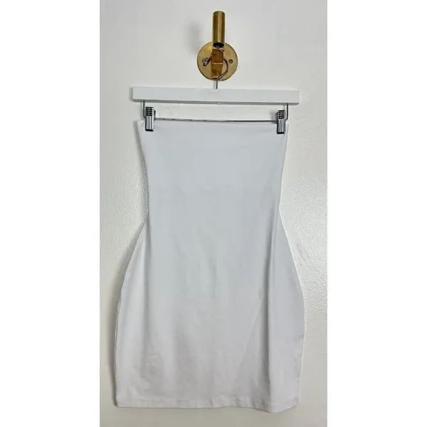 SUSANA MONACO Strapless Tube Mini Dress in Sugar Size X-Small - Image 5