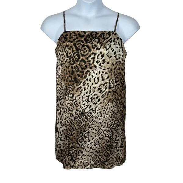 Isalis Jaguar Print Slip Dress M • Sexy Mini • Lace Straps • Night‑Out Statement - Image 4