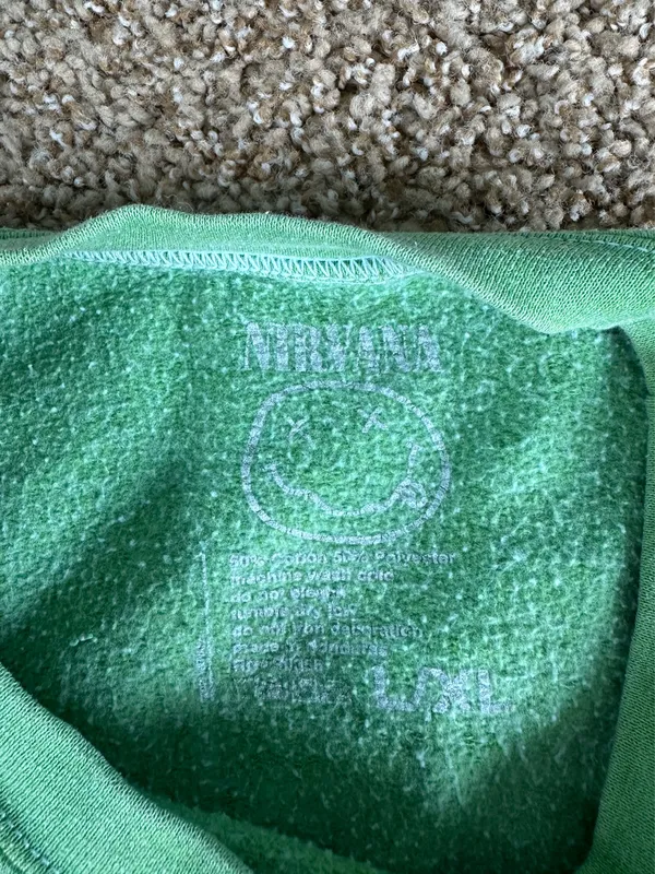 Nirvana Urban Outfitters Sweatshirt Oversized - Image 2