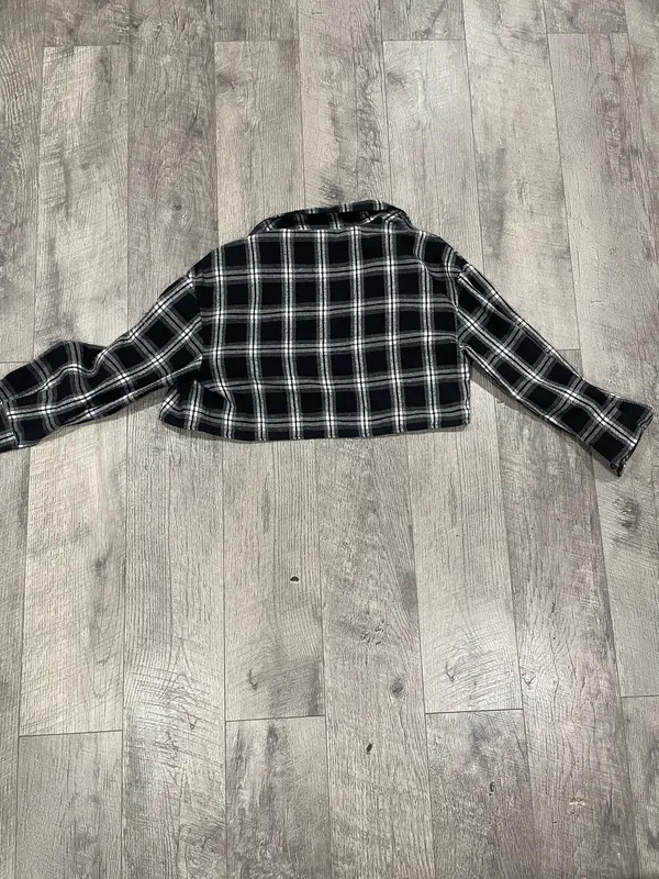 Shein Flannel Button-Up Plaid - Image 3