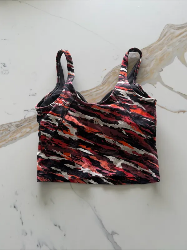 Lululemon Align Tank Top Size‎ 2 Multi-Color Abstract Print - Image 2