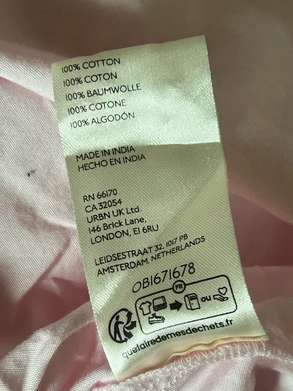 Anthropologie Maeve The Bennet Buttondown Shirt Top Pink Long Sleeve Large - Image 5