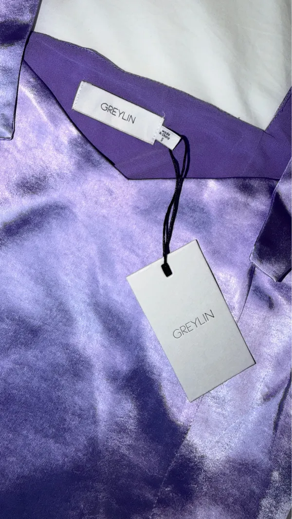 Greylin Purple Blouse - Image 2