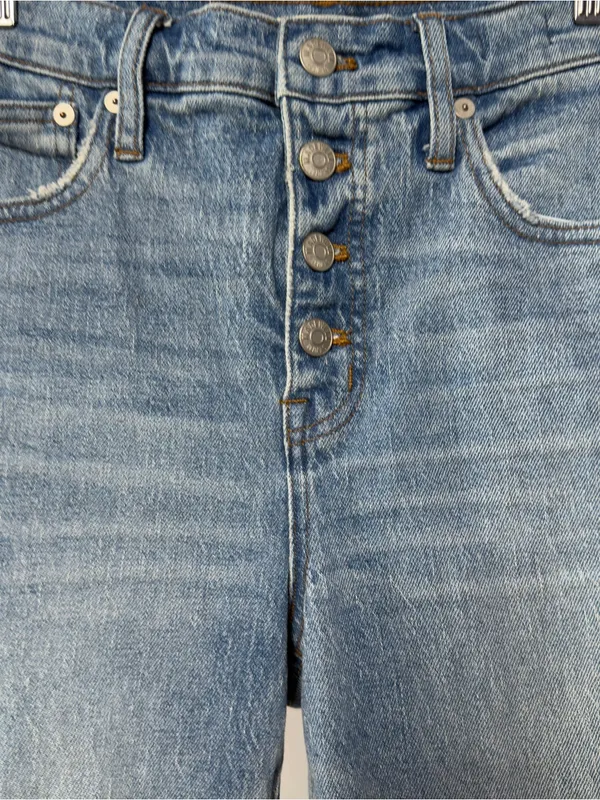Madewell Cali Demi-Boot Jeans in Dory Wash: Comfort Stretch Edition Size‎ 26 - Image 6