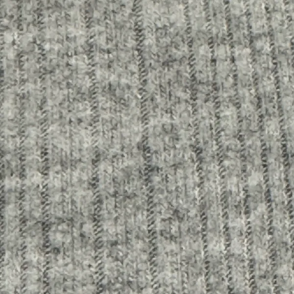 Abercrombie Athletics Abercrombie & Fitch Gray Ribbed Long Sleeve Crop Top Crew Neck Shirt Size Small - Image 5