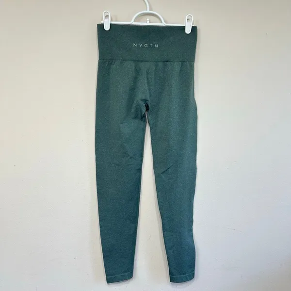 NVGTN Dark Green Seamless High Rise Leggings Medium - Image 4