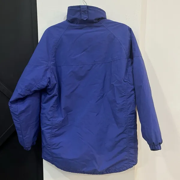 Vintage Columbia Women's Fleece Lined Jacket Size Medium Blue/Teal - Image 7