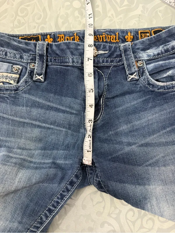 Rock Revival Women's Faded Blue Bootcut Jeans - Image 8