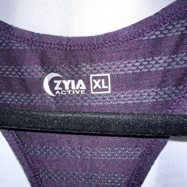 Zyia Active Womens Size XL Plum Cubana Racerback Sleeveless Yoga Workout Tany - Image 3