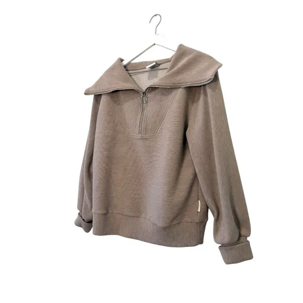 Varley Vine Half-Zip Pullover Sweatshirt Size Medium - Image 3