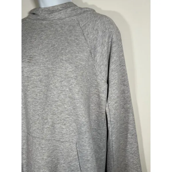 ATHLETA‎ Sweatshirt Cotton Blend Hoodie Grey Long Athleisure Workout Size Small - Image 3