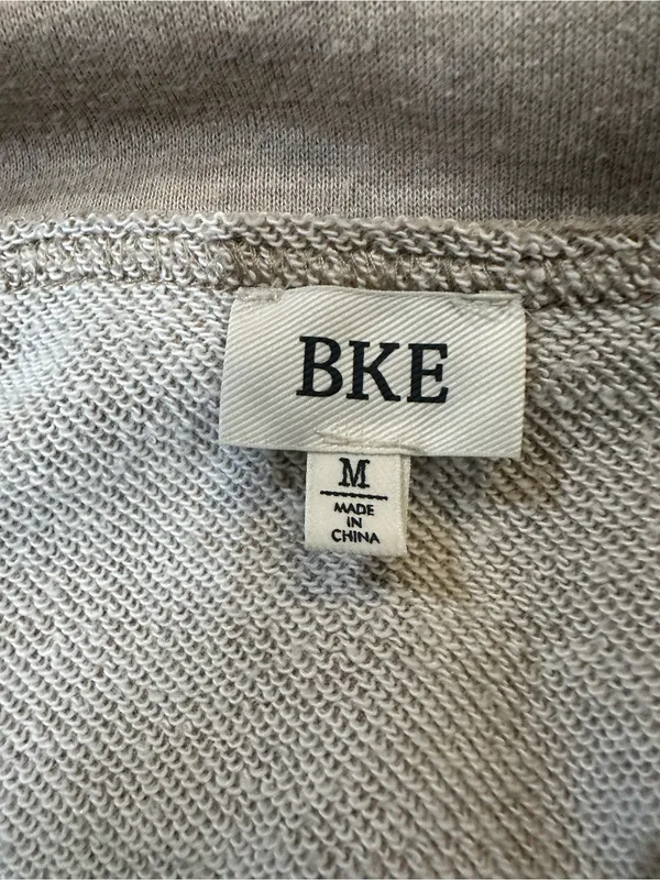 BKE Pieced Henley Pullover – Heathered Waffle Knit – Size Medium - Image 14