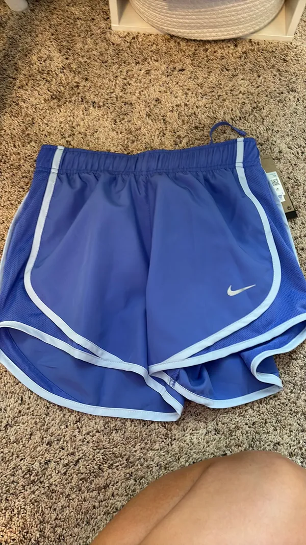 Nike Dri-Fit Women’s Shorts Mid-Rise 3” length purple - Image 6