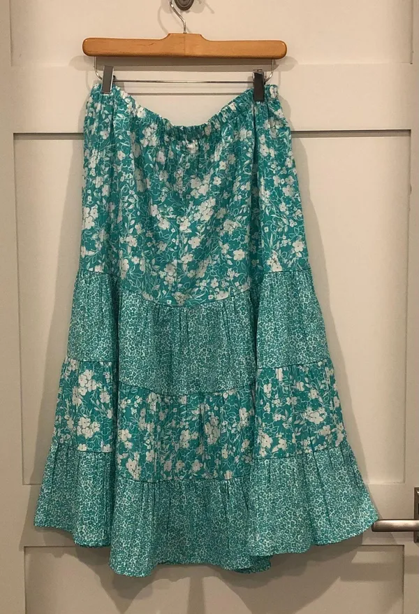 Susan Graver Tiered Skirt - Image 3