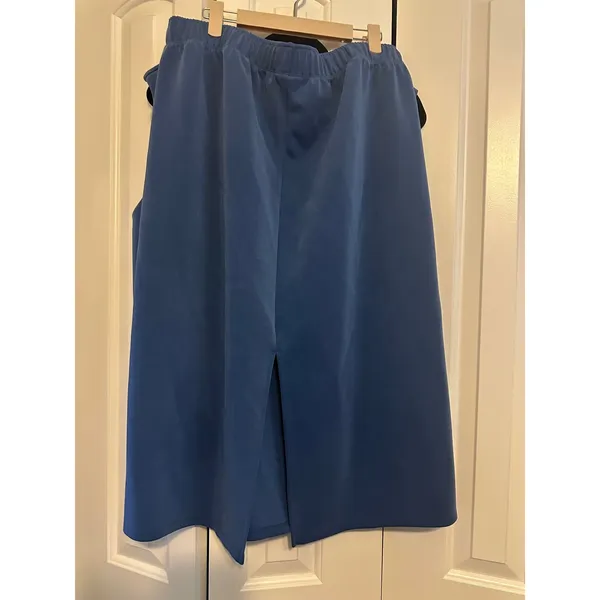 A New Day Women's XL Sleeveless Vest Top &‎ Midi Skirt Set Blue - Image 8