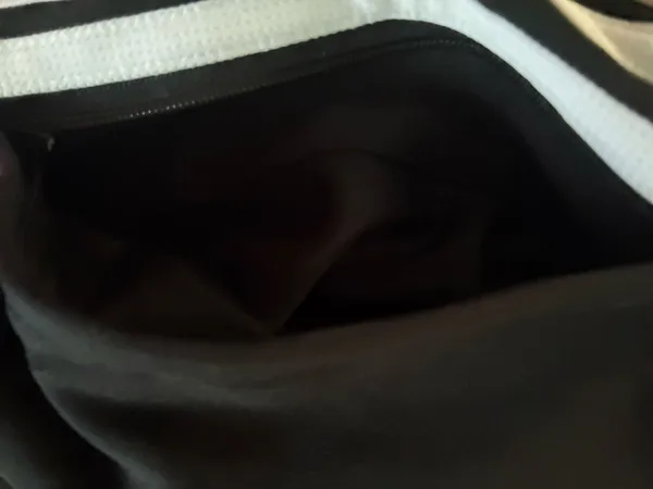 adidas Black Joggers with White Side Stripes - Image 3