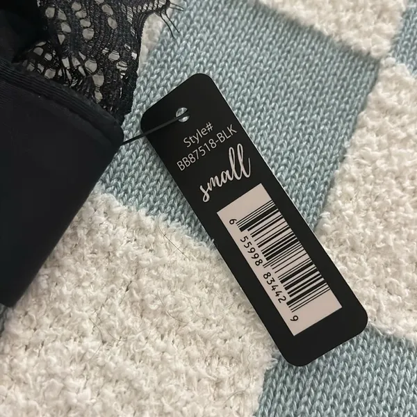 NWT BootayBag Black Lace Bralette - Image 4