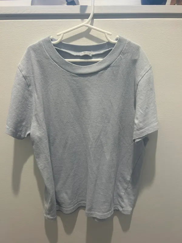Brandy Melville John Galt Light Blue Tee Shirt - Image 4