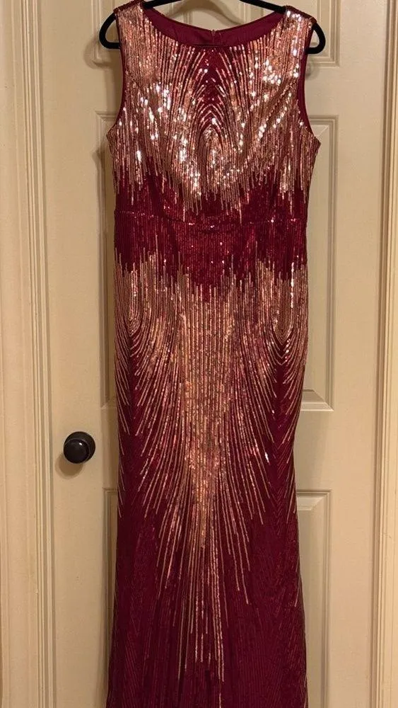 Long Sequin Dress - Image 2