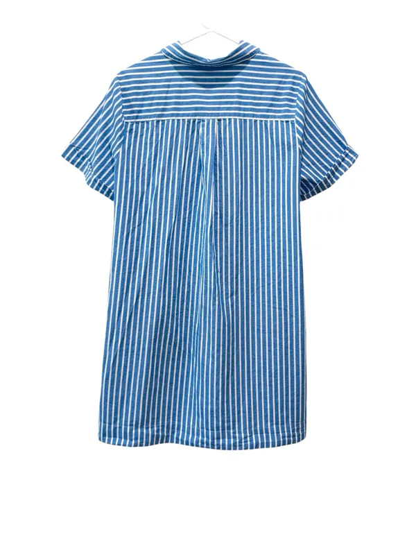 Striped Mini Shirt Dress Old Navy Blue - Image 7