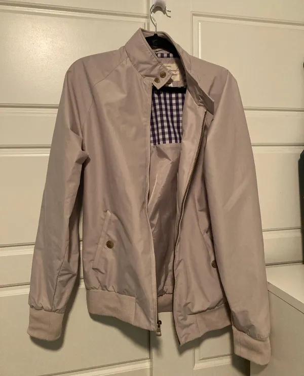 Tan Bomber Jacket Size M - Image 2