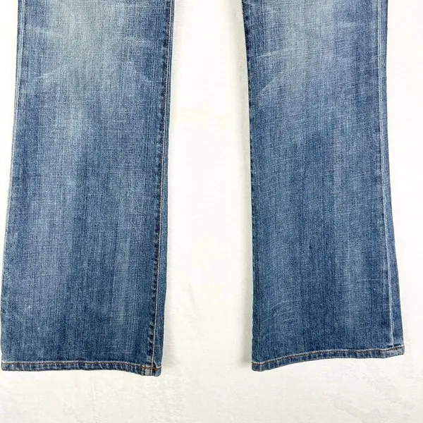 Abercrombie Ezra Fitch Women's Vintage Y2K Low Rise Bootcut Jeans Size 30 USA - Image 5