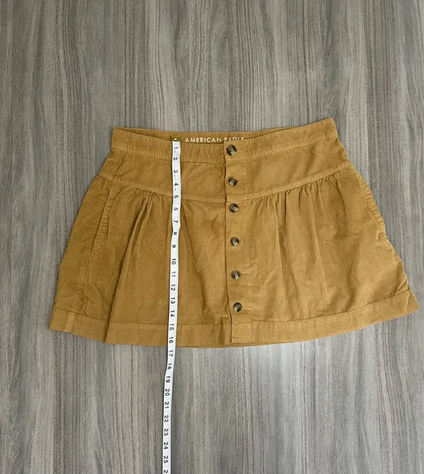 American Eagle Super High-Rise Tiered Corduroy Mini Skirt - Image 6