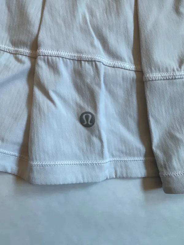 Lululemon Pace Rival Mid-Rise Skirt White - Image 3