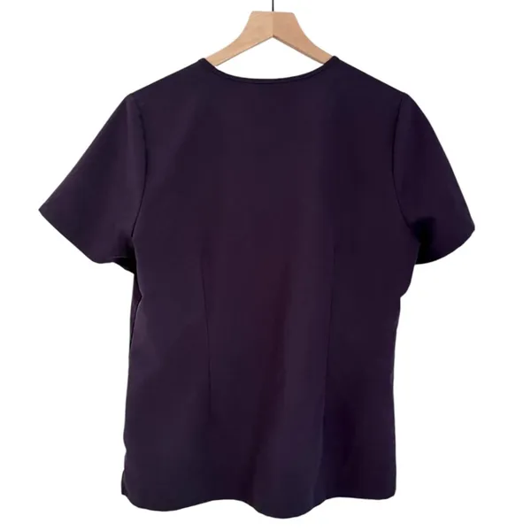 Figs Women’s Catarina Scrub Top 1 Pocket Nurse Medical Purple Size Medium - Image 2