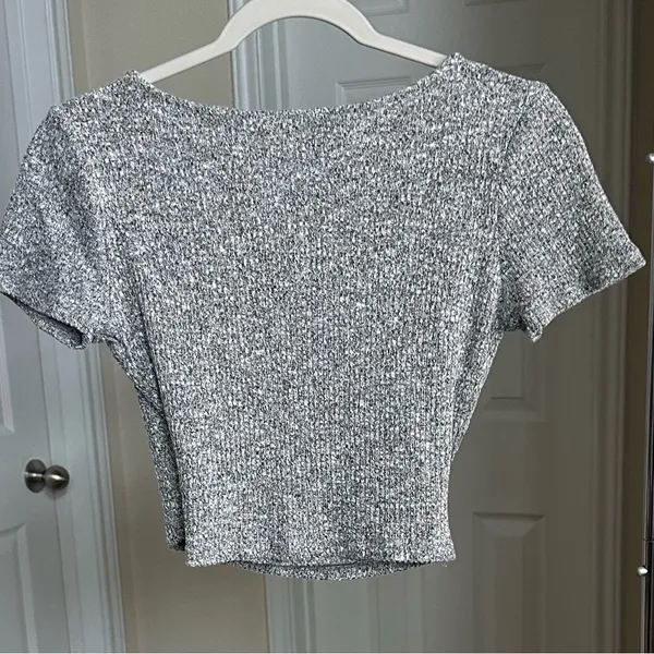 Garage Short Sleeve Crop Top - Image 2