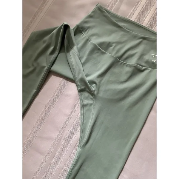 Gymshark Training 7/8 Leggings - Alpine Green - Size M - Image 12