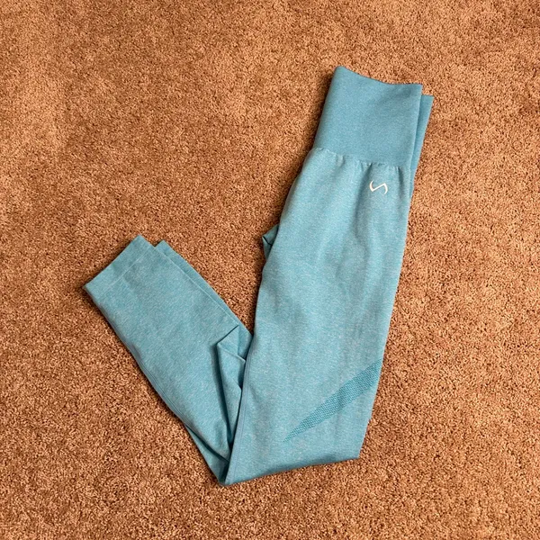TLF Aqua Seamless‎ Leggings Blue - Image 2