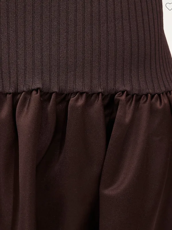 J.Crew Collection foldover mixy dress in duchesse satin - Image 2