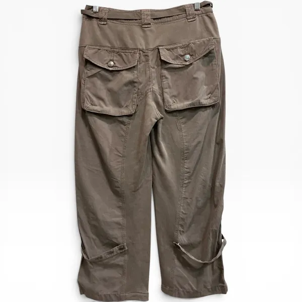 Free People We The Free Safari Sun Cropped Pants Gravel Rock Grey 4‎ / S - Image 4