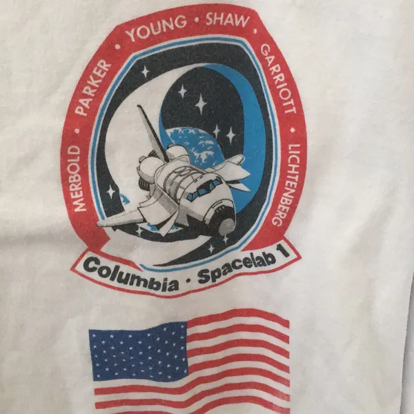 FINAL MARKDOWN Unique nasa tee medium White - Image 4