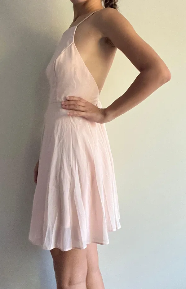 Lulus Light Blush Pink Dress - Image 4