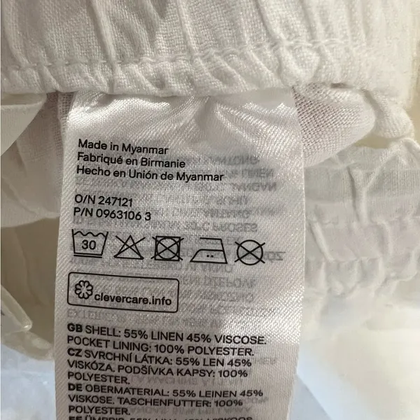 H&M Cream Women's Pants - Image 4