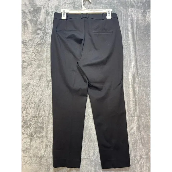MNG Mango Women's Black Straight Leg Dress Pants Trousers Size 10 - Image 2