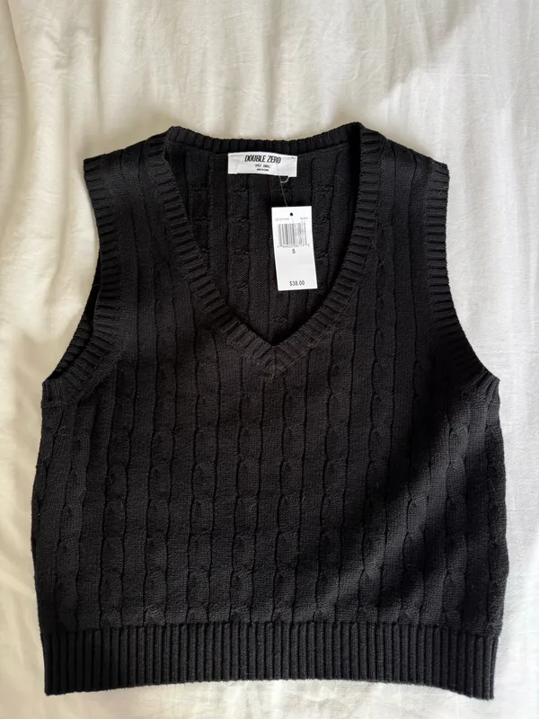 sweater vest Black - Image 2
