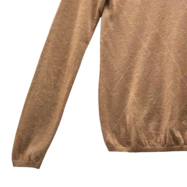 Brooks Brothers‎ Italian Cashmere Sweater Tan Medium - Image 5