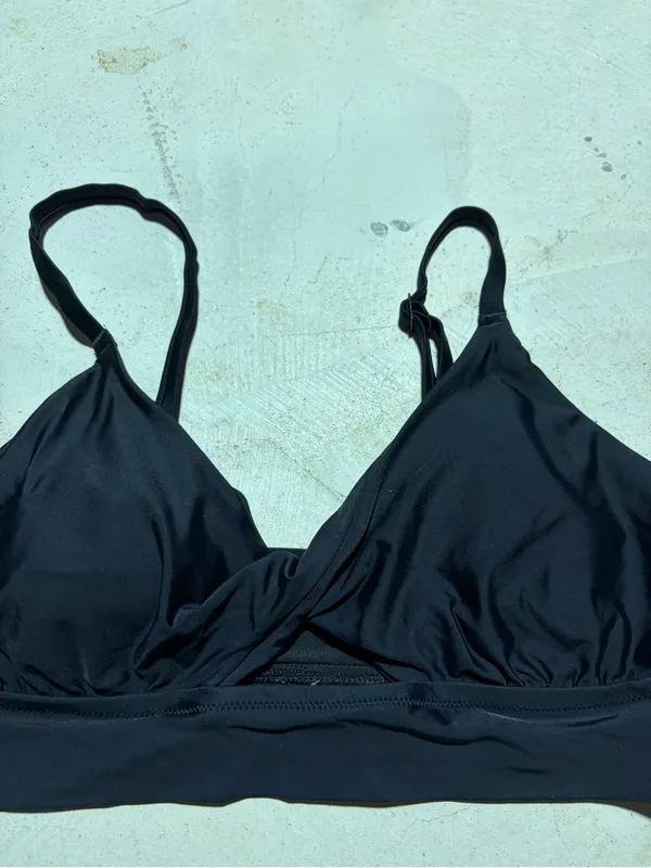Aerie black scoop bikini swim top large - Image 5